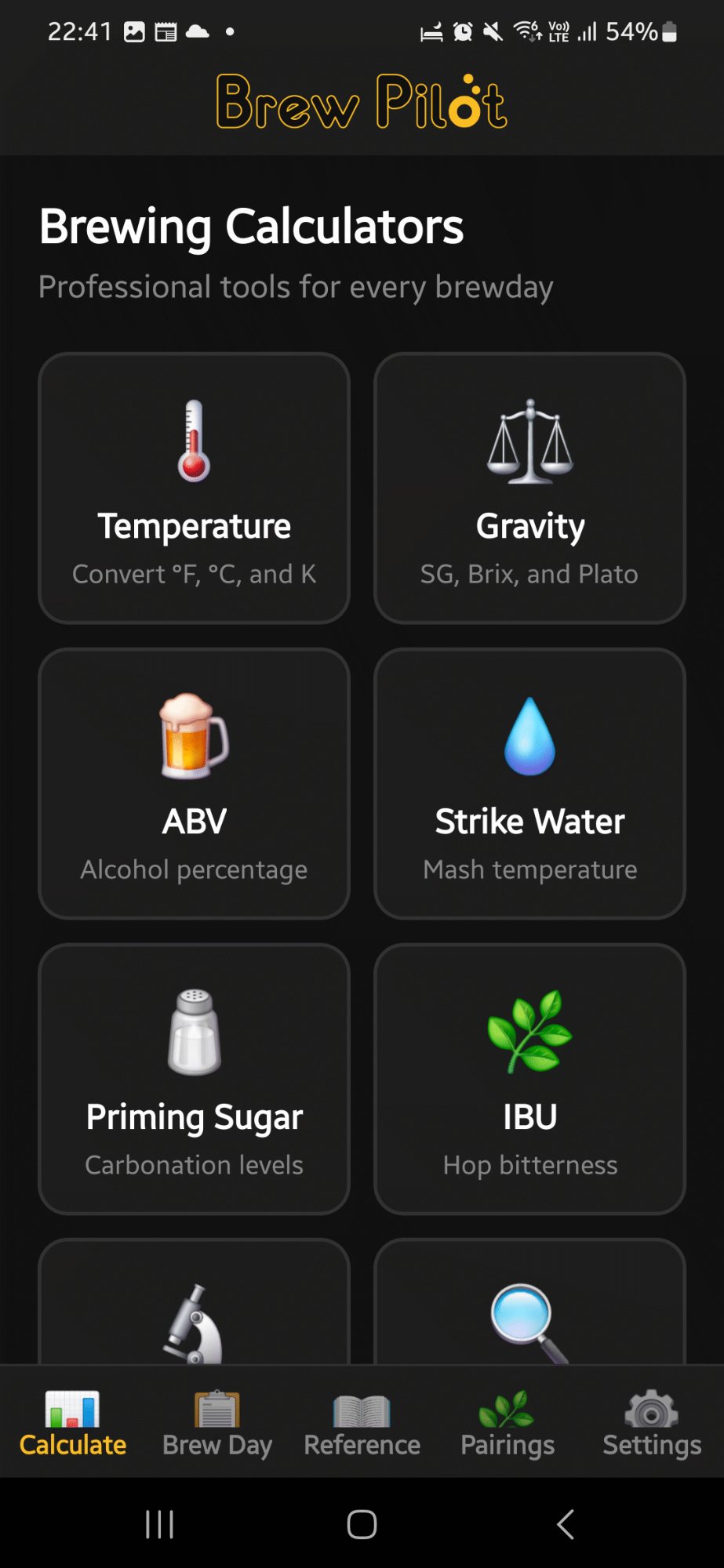 BrewPilot splash screen